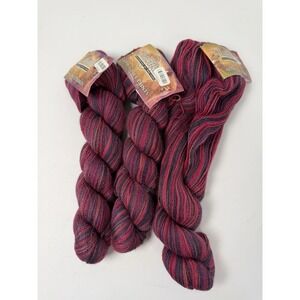 Cascade Alpaca Lace Paints 100% Baby Alpaca Peru 50g Each Lot‎ Of 3 Pink Purple